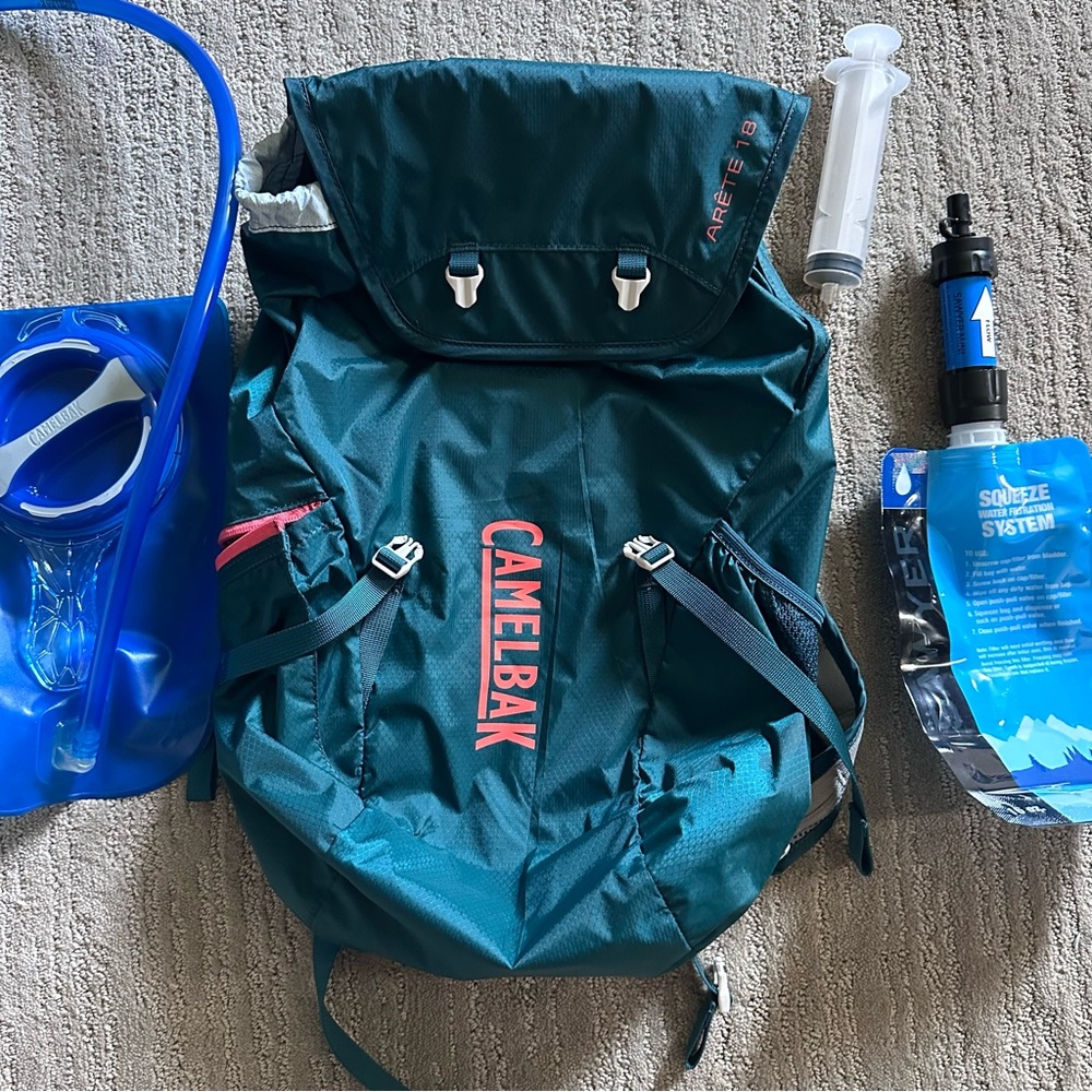 CamelBak Dark Teal Backpack with Hydration System